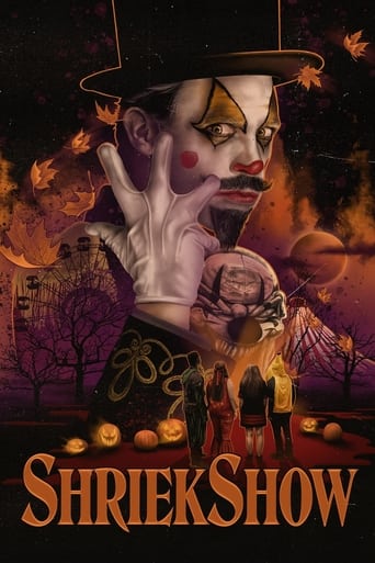 Four friends travel to a supposedly haunted abandoned circus on Halloween to party and encounter a ringmaster setting up a sideshow exhibit who proceeds to tell them three terrifying tales.