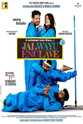 The rom-com flavored cute love story of Jalwayu Enclave revolves around a village-based guy Gurjazz and Delhite Air Hostess Monica, who unfortunately gets locked up in the same building during the covid-19 lockdown.